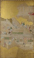 arcFS00-0001A-005・江戸初期芸能図屏風（右隻）