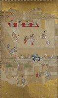 arcFS00-0001A-006・江戸初期芸能図屏風（右隻）
