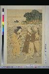 NDL-157-00-025文化06・・豊国〈1〉（「三十六ばんつゞき　役者十二つき」）（「五月」「江のしま開帳の図」）〈1〉尾上　栄三郎、〈1〉沢村　源之助、〈4〉瀬川　菊之丞