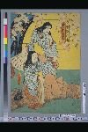 NDL-224-04-009嘉永05・02・豊国〈3〉「松茂の局」「寒後の局」松茂の局〈1〉松本　国五郎、寒後の局〈1〉嵐　冠五郎