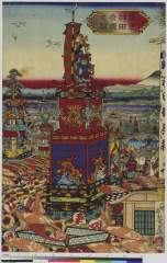kuni80-1208明治１７・08・芳藤「東京神田祭礼之図」