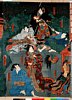 mai03f01(2)嘉永０５・・豊国〈3〉「梁川数馬」「大江ノ郡領」「太夫娘お三」「さくら戸」「岩木ノ判官」「質屋重兵衛」梁川数馬〈7〉市川　高麗蔵、大江ノ郡領〈3〉浅尾　奥山、さくら戸〈5〉市川　団之助、岩木ノ判官〈3〉尾上　新七、質屋重兵衛〈2〉市川　九蔵