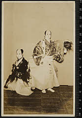 sol-A-06-01-27昭和０４・1929明治座「連獅子」狂言師左近後に白毛獅子の精〈7〉坂東　三津五郎、狂言師右近後に赤毛獅子の精〈5〉中村　福助