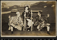 sol-A-06-01-28昭和０５・1930明治座「［唐相撲花江戸方］戻駕色相肩」浪花次郎作〈7〉坂東　三津五郎、禿たより〈3〉中村　児太郎、吾妻与四郎〈13〉守田　勘弥
