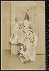 sol-A-06-01-43昭和０７・1932新宿第一劇場「［再春菘種蒔　舌出三番叟］菘種蒔」三番叟〈7〉坂東　三津五郎