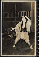 sol-A-06-02-08大正１４・1925本郷座「［御名残押絵交張］鳥羽絵」下男権助〈7〉坂東　三津五郎