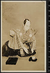 sol-A-06-02-22昭和１７・1942歌舞伎座「墨塗女」太郎冠者〈7〉坂東　三津五郎