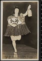 sol-A-06-02-33昭和０２・1927本郷座「闇梅百物語」傘の一本足〈7〉坂東　三津五郎