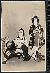 sol-A-06-03-09大正１２・1923明治座「［義経千本桜］道行初音旅」静御前〈5〉中村　福助、源九郎忠信〈7〉坂東　三津五郎