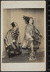 sol-A-06-03-31大正１４・1925邦楽座「［八重霞賤機帯］賤機帯」狂女〈7〉坂東　三津五郎、舟長〈6〉尾上　菊五郎