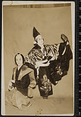 sol-A-06-03-35大正１４・1925市村座「［操三番叟］あやつり三番叟」三番叟〈7〉坂東　三津五郎、後見〈3〉坂東　八十助