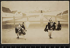 sol-A-06-03-42昭和０６・1931歌舞伎座「［歌へす歌へす名残大津絵］関三奴」奴菊平〈6〉尾上　菊五郎、奴大和平〈7〉坂東　三津五郎