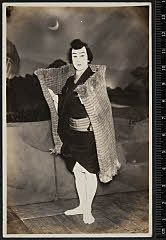 sol-A-17-03-19大正１５・1926浅草松竹座「［法懸松成田利剱］色彩間苅豆」与右衛門〈6〉市川　寿美蔵