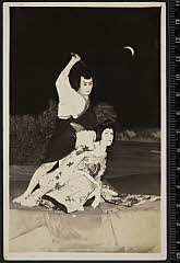 sol-A-17-03-21大正１５・1926浅草松竹座「［法懸松成田利剱］色彩間苅豆」かさね〈2〉市川　松蔦、与右衛門〈6〉市川　寿美蔵