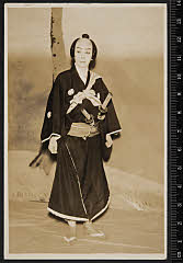 sol-B-03-01-04・「［仮名手本忠臣蔵］道行旅路の花聟」早野勘平〈15〉市村　羽左衛門