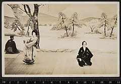 sol-B-03-02-06・「仮名手本忠臣蔵　道行旅路の花聟」早野勘平〈15〉市村　羽左衛門、おかる〈6〉尾上　菊五郎