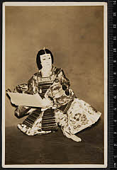 sol-B-04-02-20昭和１３・1938歌舞伎座「鞍馬天狗」兒沙那王丸(牛若丸) 〈15〉市村　羽左衛門
