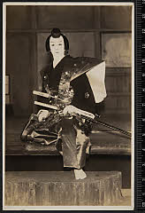 sol-B-05-02-38・「絵本太功記」十次郎〈15〉市村　羽左衛門