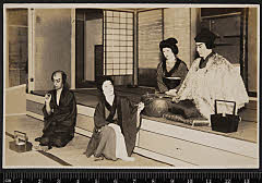 sol-B-05-03-24大正１５・1926帝国劇場「［小袖曽我薊色縫］柳巷春着薊色縫」俳諧師白蓮実は大寺庄兵衛〈7〉松本　幸四郎、女房おふじ〈3〉尾上　梅三郎、十六夜のおさよ〈6〉尾上　梅幸、所化清心実は鬼薊清吉〈15〉市村　羽左衛門