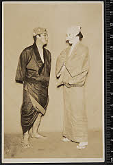 sol-B-23-01-04昭和０２・1927新橋演舞場「与話情浮名横櫛」向疵与三郎〈13〉守田　勘弥、蝙蝠安〈6〉尾上菊五郎