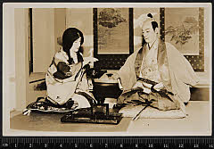 sol-B-23-01-46昭和０３・1928新橋演舞場「忠直卿行状記」越前宰相忠直〈13〉守田　勘弥、愛妾絹野〈4〉市川　男女蔵