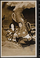 sol-B-23-01-49大正１５・1926東京「老松若松」村長倅浜太郎〈13〉守田　勘弥、老松娘若松〈7〉尾上　栄三郎