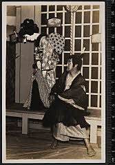 sol-B-23-02-10昭和０４・1929帝国劇場「［隅田川続俤］法界坊」法界坊〈13〉守田　勘弥、永楽屋娘おくみ〈〉森　律子