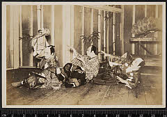 sol-C-27-01-29大正１４・1925新橋演舞場「素襖落」大名某〈6〉坂東　彦三郎、太郎冠者〈6〉尾上　菊五郎、太刀持鈍太郎〈4〉市川　男女蔵