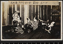 sol-C-27-02-16大正１４・1925新橋演舞場「素襖落」大名某〈6〉坂東　彦三郎、太郎冠者〈6〉尾上　菊五郎、太刀持鈍太郎〈4〉市川　男女蔵