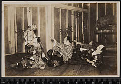sol-C-27-02-17大正１４・1925新橋演舞場「素襖落」大名某〈6〉坂東　彦三郎、太郎冠者〈6〉尾上　菊五郎、太刀持鈍太郎〈4〉市川　男女蔵