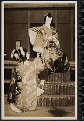 sol-E-02-01-12昭和１６・1941歌舞伎座「絵本太功記」武智十次郎〈15〉市村　羽左衛門、初菊〈6〉中村　芝翫