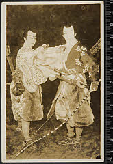 sol-E-02-02-29昭和０３・1928歌舞伎座「十二時会稽曽我」曽我十郎祐成〈15〉市村　羽左衛門、曽我五郎時致〈2〉市川　左団次