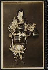 sol-E-02-03-03・「絵本太功記　十段目」武智十次郎〈15〉市村　羽左衛門