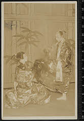 sol-E-02-04-18大正１４・1925歌舞伎座「連獅子」狂言師右近〈15〉市村　羽左衛門、狂言師左近〈7〉市村　家橘