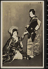 sol-E-02-04-19昭和０２・1927歌舞伎座「絵本太功記」武智十次郎光義〈15〉市村　羽左衛門、十次郎嫁初菊〈7〉沢村　宗十郎
