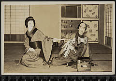 sol-E-02-05-07大正１５・1926歌舞伎座「神明恵和合取組」浜松町の辰五郎〈15〉市村　羽左衛門、辰五郎女房お仲〈2〉市川　松蔦