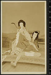 sol-E-02-07-22・「［法懸松成田利剱］色彩間苅豆」与右衛門〈15〉市村　羽左衛門、かさね〈6〉尾上　梅幸