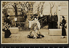 sol-E-02-08-08昭和１７・1942歌舞伎座「侠客春雨傘」大口屋暁雨〈15〉市村　羽左衛門、傾城松葉屋の葛城〈12〉片岡　仁左衛門、逸見鉄心斎〈8〉沢村　訥子