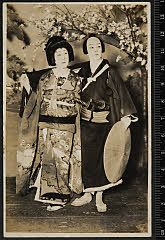 sol-E-02-09-31大正１０・1921歌舞伎座「仮名手本忠臣蔵　道行旅路の花聟」早野勘平〈15〉市村　羽左衛門、おかる〈5〉中村　歌右衛門