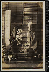 sol-E-02-09-42昭和０２・1927帝国劇場「［与話情浮名横櫛］お富と与三郎」伊豆屋与三郎〈15〉市村　羽左衛門、横櫛お富〈6〉尾上　梅幸