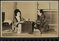 sol-E-02-11-04昭和05・1930東京劇場「江戸育御祭佐七」御祭佐七〈15〉市村　羽左衛門、芸者小糸〈6〉尾上　梅幸