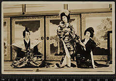 sol-E-02-11-42大正１４・1925歌舞伎座「本朝廿四孝」腰元濡衣〈6〉尾上　梅幸、息女八重垣姫〈5〉中村　歌右衛門、武田勝頼〈15〉市村　羽左衛門