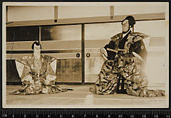 sol-E-02-13-55・「近江源氏先陣館　盛綱陣屋」和田兵衛秀盛〈7〉市川　中車　、佐々木三郎兵衛盛綱〈15〉市村　羽左衛門