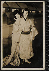 sol-E-02-17-32昭和１４・1939歌舞伎座「さみだれ傘」白井権八〈15〉市村　羽左衛門、三浦屋抱へ小紫〈12〉片岡　仁左衛門