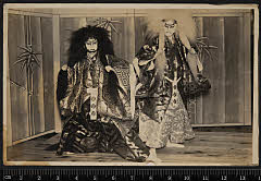 sol-H-01-01-11大正１３・1924御園座「連獅子」親獅子〈13〉守田　勘弥、子獅子〈4〉坂東　玉三郎