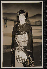 sol-I-01-01-35昭和１８・1943歌舞伎座「四季」芸妓菊鶴〈6〉尾上　菊五郎