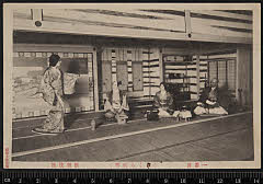 sol-I-01-03-32明治４４・1911歌舞伎座「［桜吹雪］さくら吹雪」斎藤道三〈2〉中村　駒助、奥方門田の前〈3〉尾上　菊三郎、斎藤龍興〈7〉坂東　三津五郎、津田八作妻勝子〈6〉尾上　菊五郎