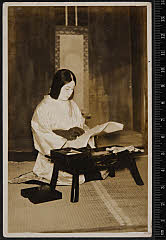 sol-I-01-03-39昭和０２・1927新橋演舞場「桜吹雪」勝子〈6〉尾上　菊五郎
