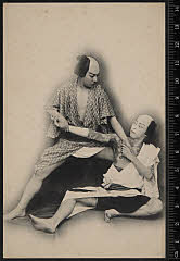 sol-I-01-04-41明治４２・1909市村座「夏祭浪花鑑」団七九郎兵衛〈1〉中村　吉右衛門、一寸徳兵衛〈6〉尾上　菊五郎