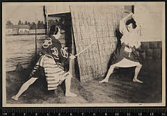 sol-I-01-05-33明治４３・1910市村座「［黒手組曲輪達引］家桜廓達引」鳥井進左衛門〈1〉中村　吉右衛門、花川戸助六〈6〉尾上　菊五郎